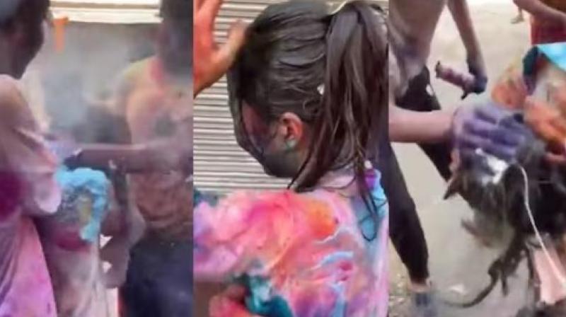 Japanese Girl Molested in New Delhi on Holi, Video goes Viral