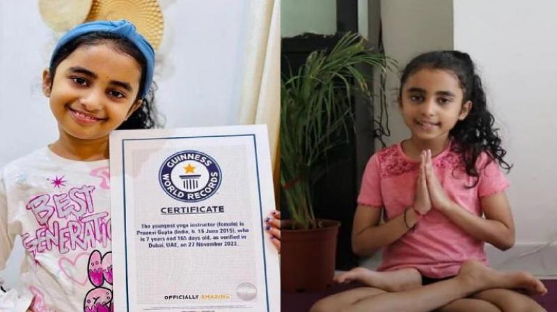 Praanvi Gupta- Youngest Certified Yoga Instructor 