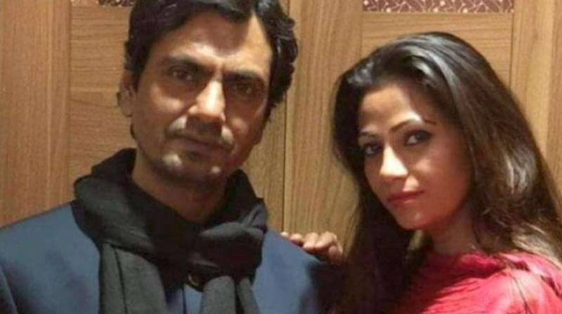 Nawazuddin Siddiqui with wife