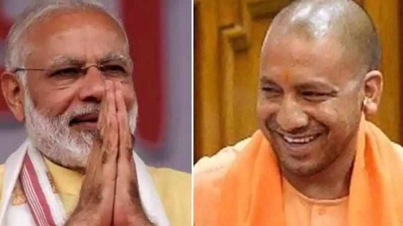 Narendra Modi and Yogi Adityanath