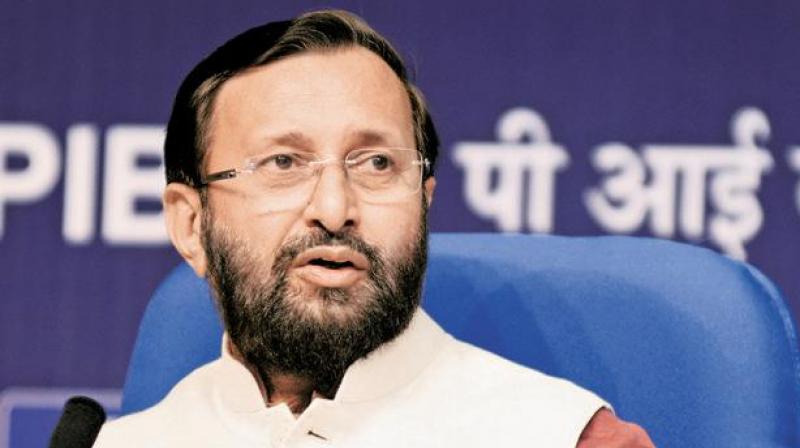 Union minister Prakash Javadekar Union minister Prakash Javadekar