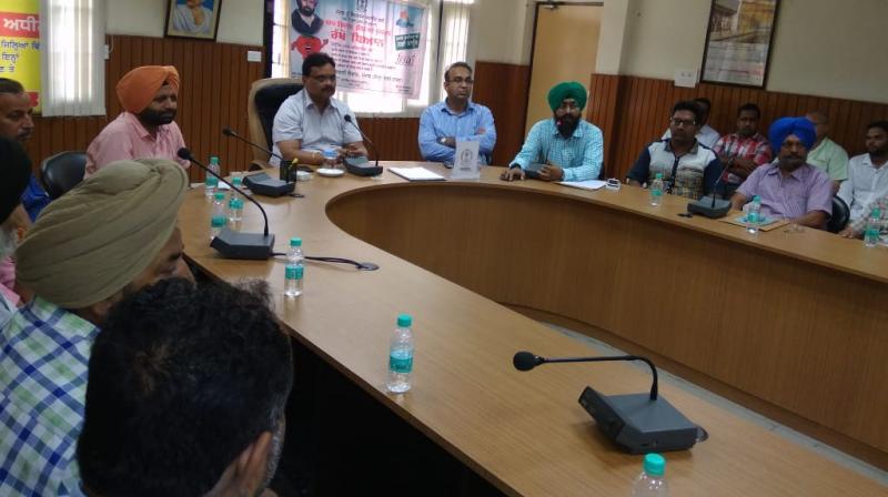 Meetings were held in Faridkot, Sangrur under Additional Deputy Commissioners Meetings were held in Faridkot, Sangrur under Additional Deputy Commissioners