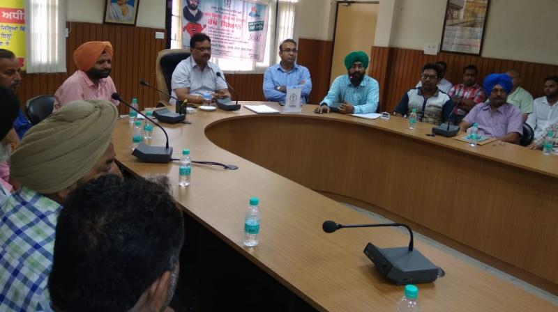 Meetings were held in Faridkot, Sangrur under Additional Deputy Commissioners