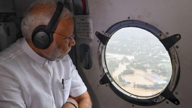 PM reviews flood situation in Kerala PM reviews flood situation in Kerala