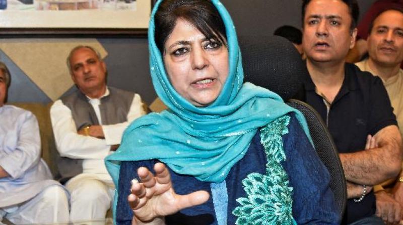 Mehbooba hits back at Shah Mehbooba hits back at Shah