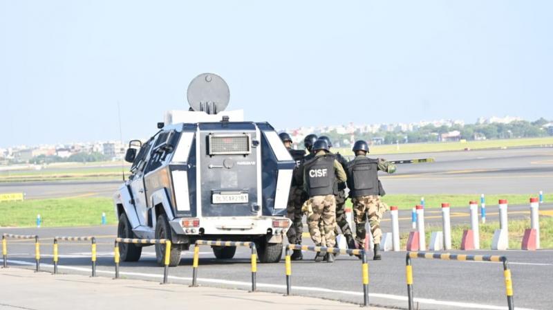 Joint Counter Terrorist Mock Exercise At Delhi Airport To Bolster Threat Response Mechanisms Joint Counter Terrorist Mock Exercise At Delhi Airport To Bolster Threat Response Mechanisms