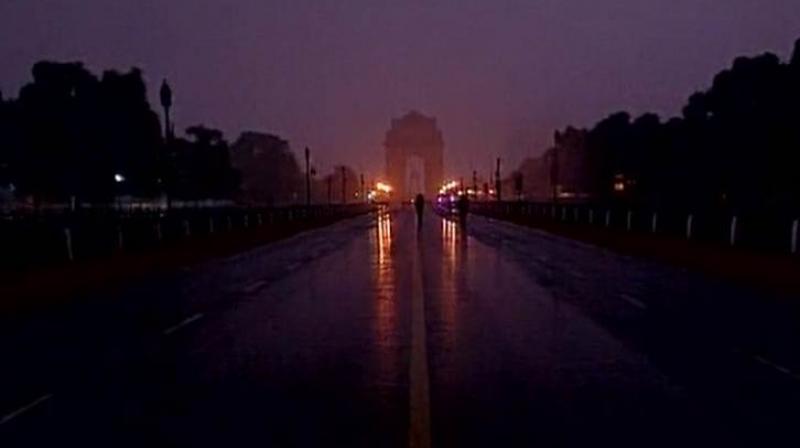 Overnight rainfall in parts of the national capital shot up the humidity level