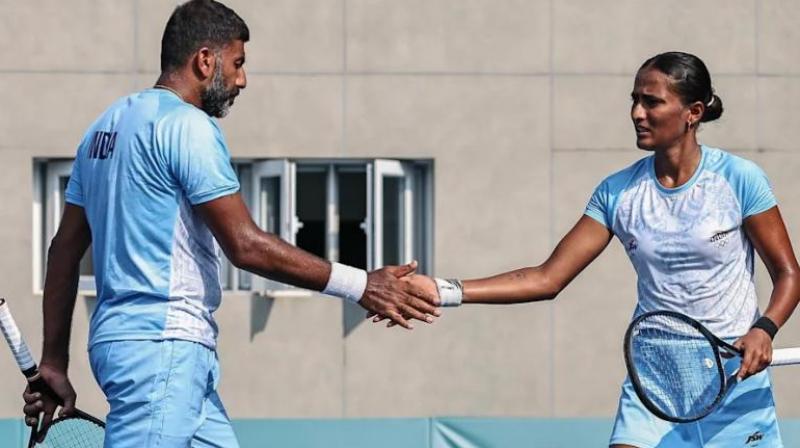 Rohan Bopanna and Rutuja Bhosle