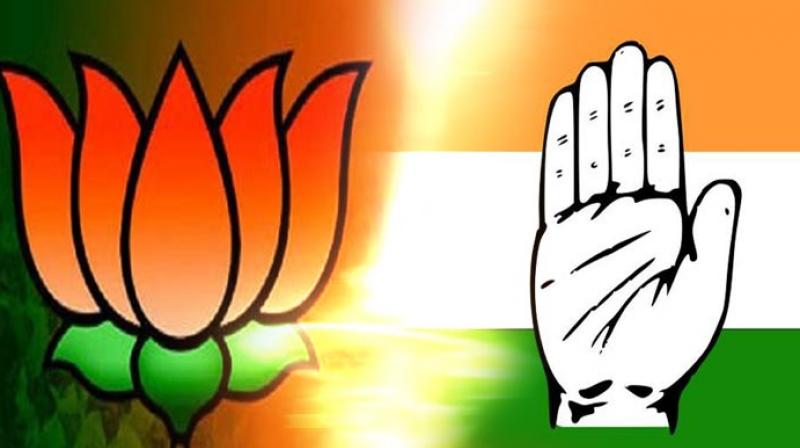 BJP, Cong workers clash BJP, Cong workers clash