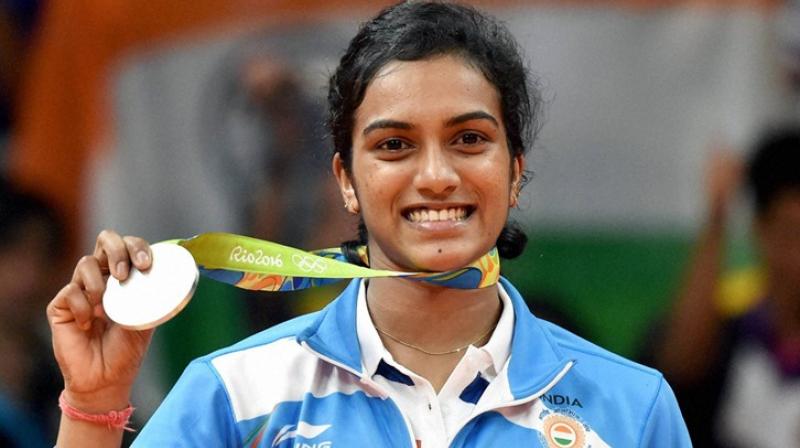 Olympic silver medallist P V Sindhu Olympic silver medallist P V Sindhu