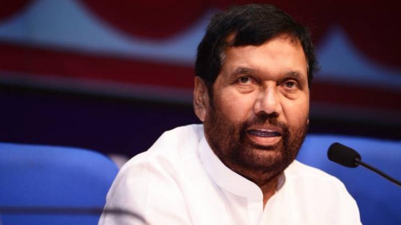 Union minister Ram Vilas Paswan Union minister Ram Vilas Paswan