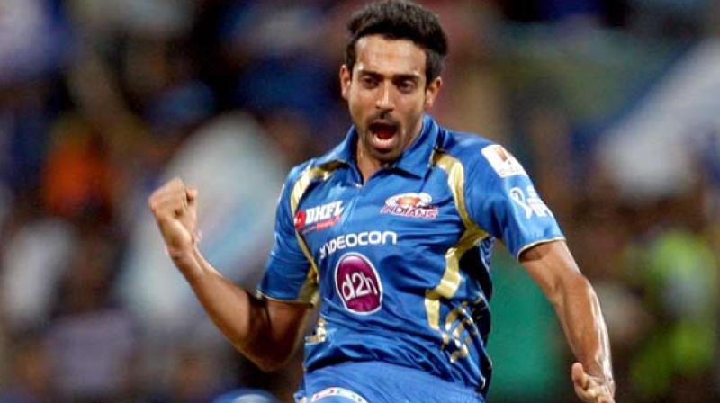 RR seamer Dhawal Kulkarni RR seamer Dhawal Kulkarni