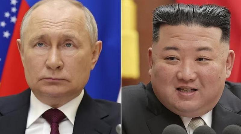 Korean Leader Kim Jong Un & Russian President Putin Korean Leader Kim Jong Un & Russian President Putin