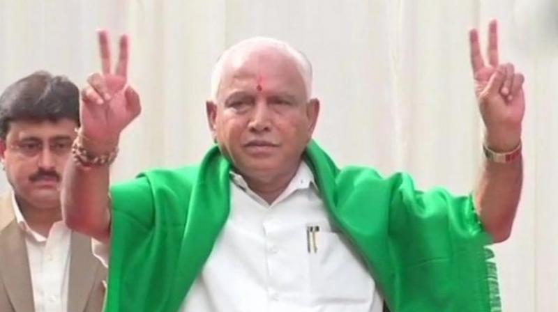 B.S. Yeddyurappa sworn-in as Karnataka CM B.S. Yeddyurappa sworn-in as Karnataka CM