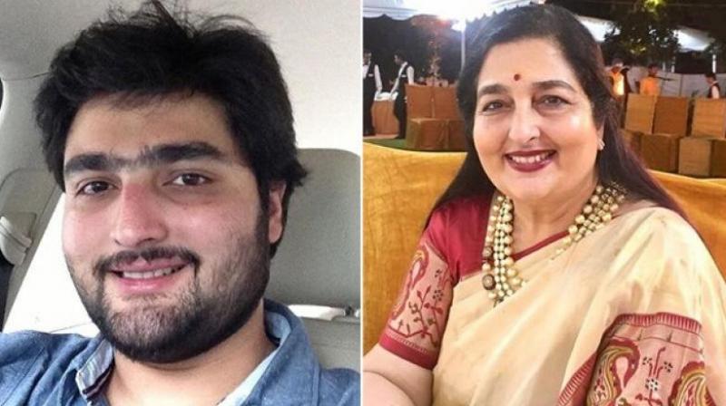 Aditya Paudwal and Anuradha Paudwal Aditya Paudwal and Anuradha Paudwal