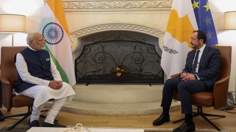 Prime Minister Narendra Modi Conferred with Cyprus’ Highest Civilian Honour, Strengthens India-Cyprus Ties Prime Minister Narendra Modi Conferred with Cyprus’ Highest Civilian Honour, Strengthens India-Cyprus Ties