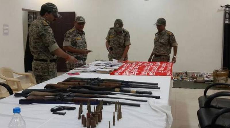 Eight Naxals held in Sukma district Eight Naxals held in Sukma district