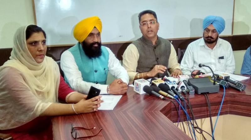 Senior Aam Aadmi Party leader and MLA Sunam, Aman Arora Senior Aam Aadmi Party leader and MLA Sunam, Aman Arora