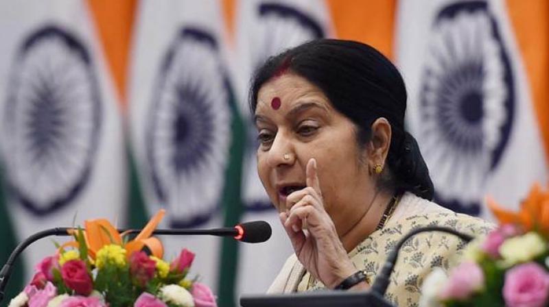External Affairs Minister Sushma Swaraj External Affairs Minister Sushma Swaraj