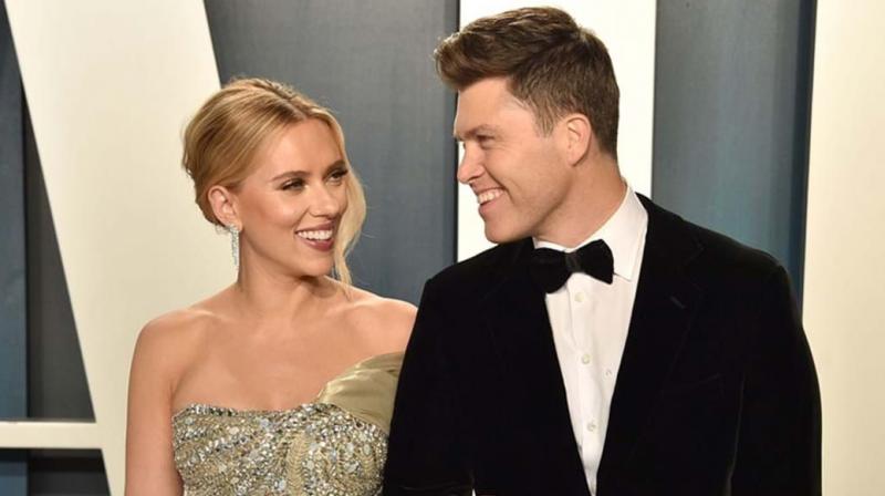 Scarlett Johansson and Colin Jost Scarlett Johansson and Colin Jost