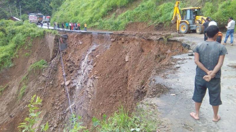 Seven killed in landslides in Manipur