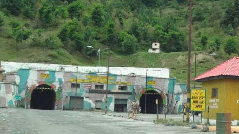 Jawahar Tunnel tube reopens for traffic Jawahar Tunnel tube reopens for traffic