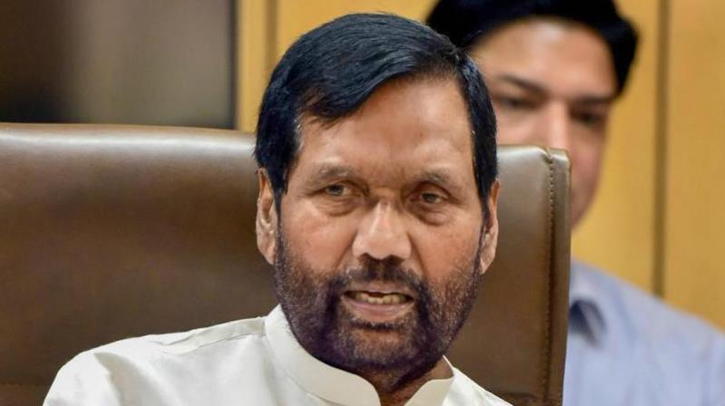 Union minister Ram Vilas Paswan