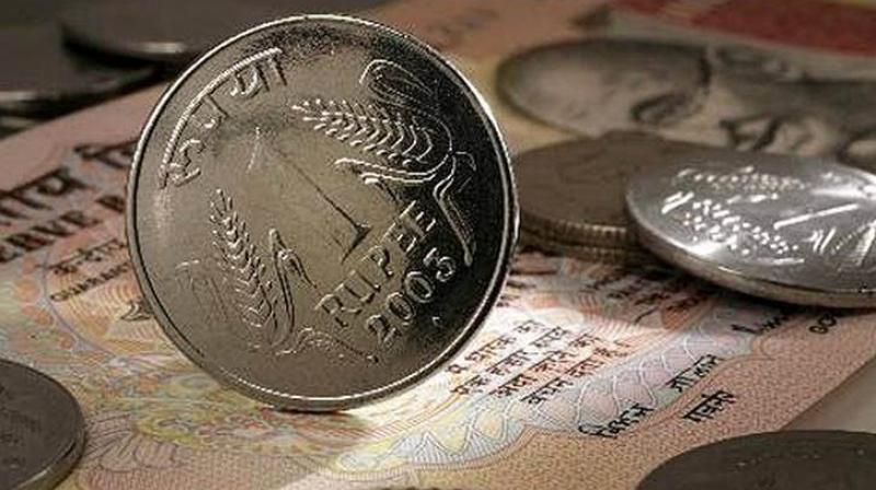 Rupee down 2 paise Rupee down 2 paise