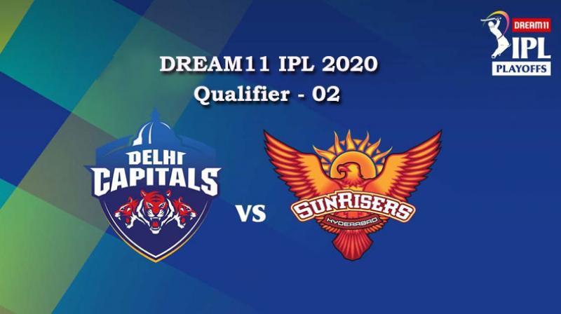 DC VS SRH  Match 59 Qualifier 2, DREAM11 IPL 2020, T-20 Match