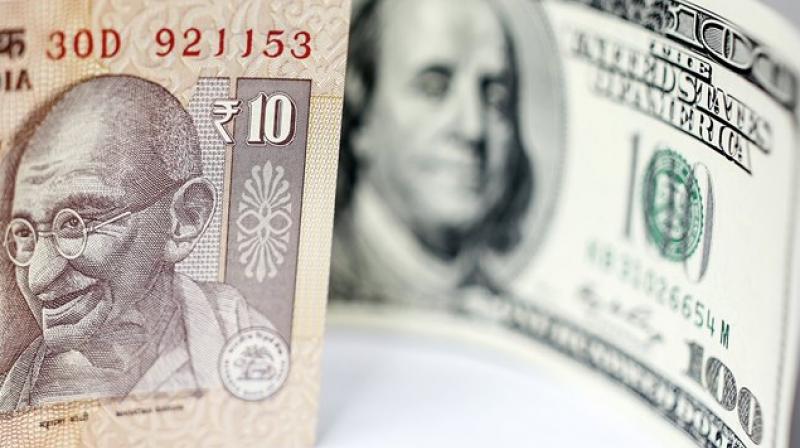 Rupee jumps 8 paise against dollar Rupee jumps 8 paise against dollar