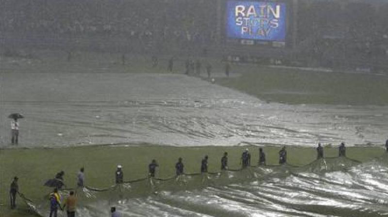 Rain stopped play on the opening day of the one-off Test between India and Afghanistan