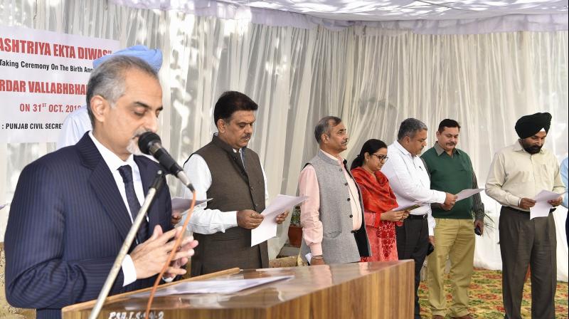 Punjab Government today observed 'Rashtriya Ekta Diwas' Punjab Government today observed 'Rashtriya Ekta Diwas'