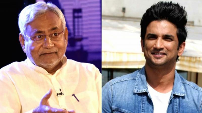 Nitish Kumar and Sushant Singh Rajput Nitish Kumar and Sushant Singh Rajput