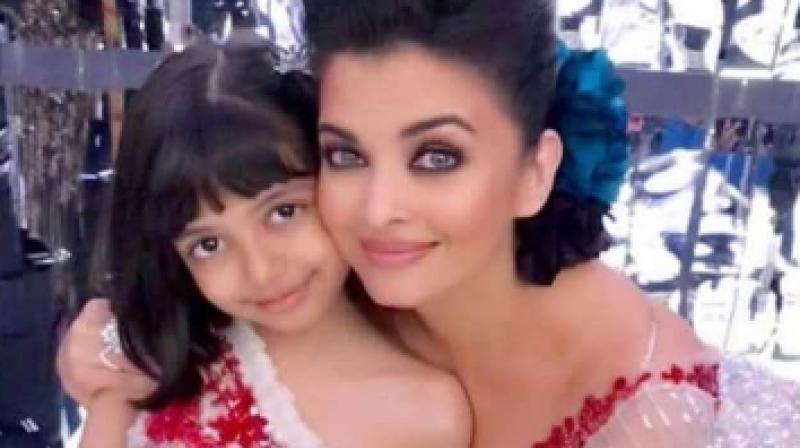 Aishwarya and Aaradhya