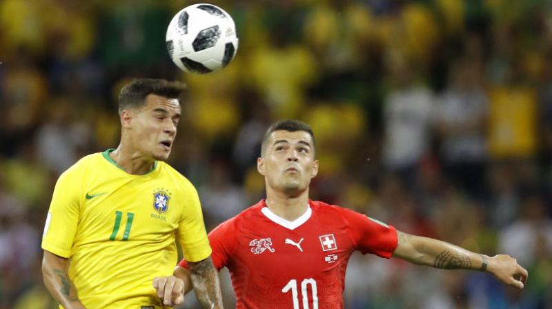 Brazil held 1-1 by Switzerland in World Cup