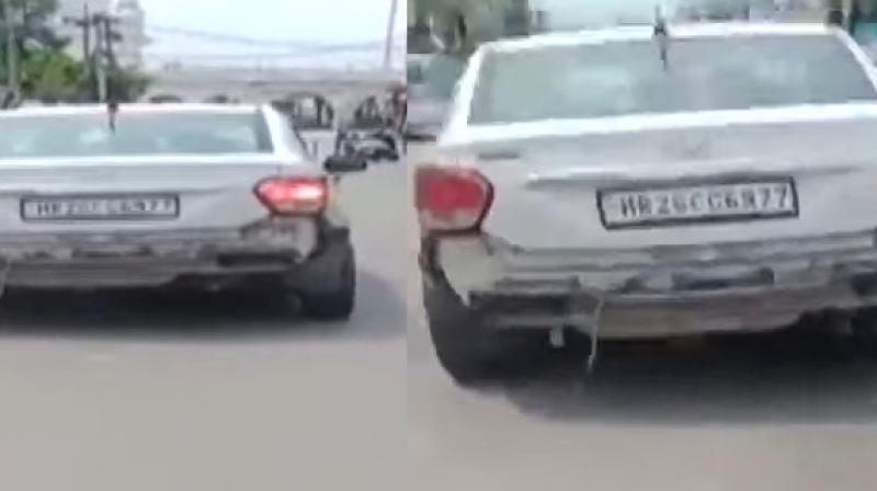 Patiala Road Rage Accident News: Speeding car smashes several vehicles on road, video goes viral Patiala Road Rage Accident News: Speeding car smashes several vehicles on road, video goes viral