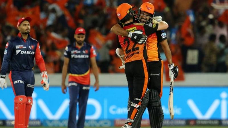 Sunrisers beat Daredevils by 9 wickets Sunrisers beat Daredevils by 9 wickets