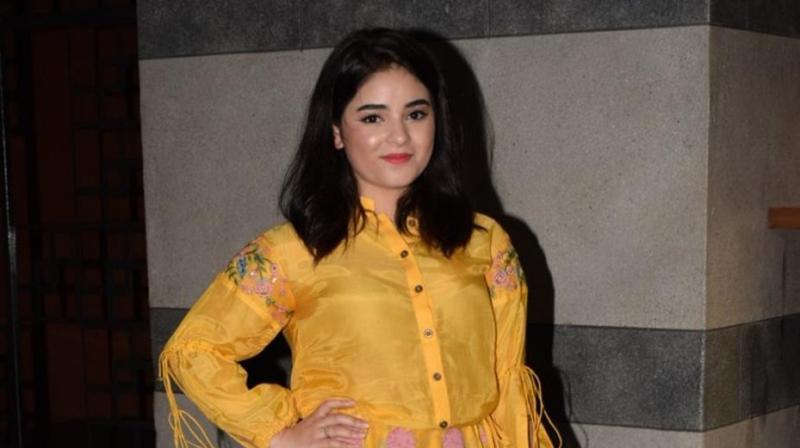 Dangal star and national award-winning actor Zaira Wasim Dangal star and national award-winning actor Zaira Wasim