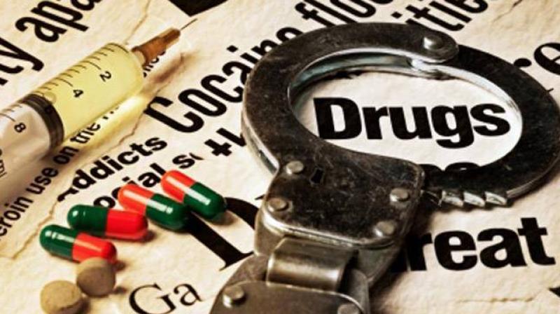 2 drug peddlers arrested 