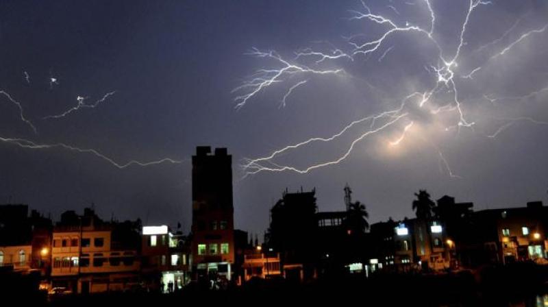 Lightning in Jharkhand Lightning in Jharkhand