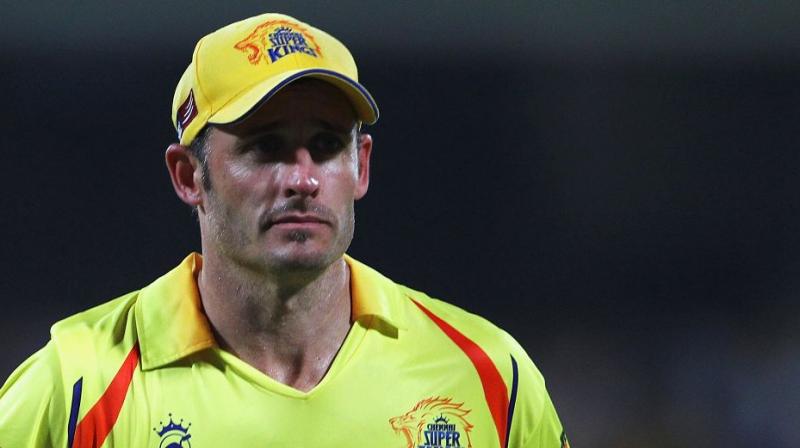 Chennai Super Kings batting coach Mike Hussey 