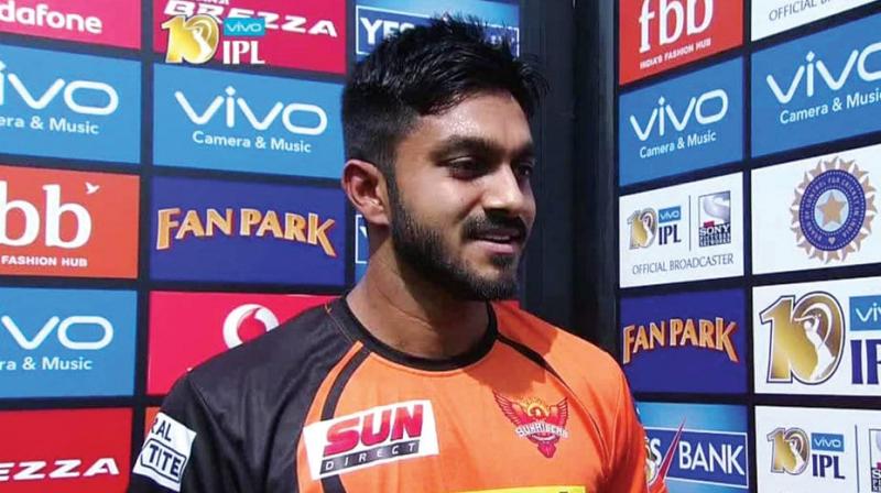 Tamil Nadu all-rounder Vijay Shankar