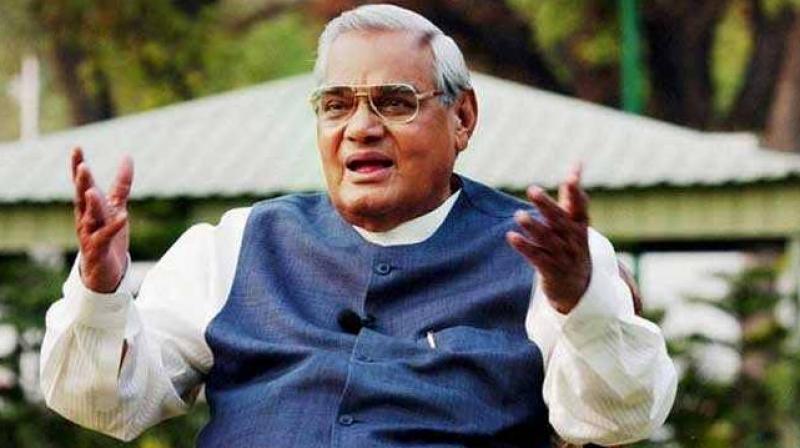 Former prime minister Atal Bihari Vajpayee