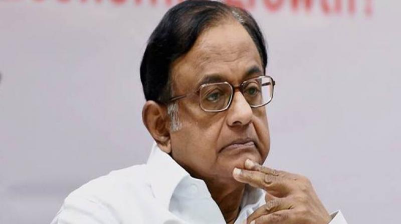 Former finance minister P Chidambaram