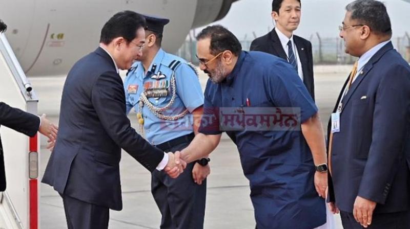 Japanese Prime Minister Fumio Kishida Arrives in India on 2-Day Visit Japanese Prime Minister Fumio Kishida Arrives in India on 2-Day Visit