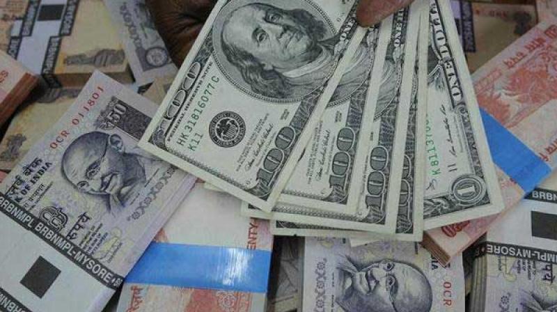 Rupee gains 24 paise against dollar in early trade Rupee gains 24 paise against dollar in early trade