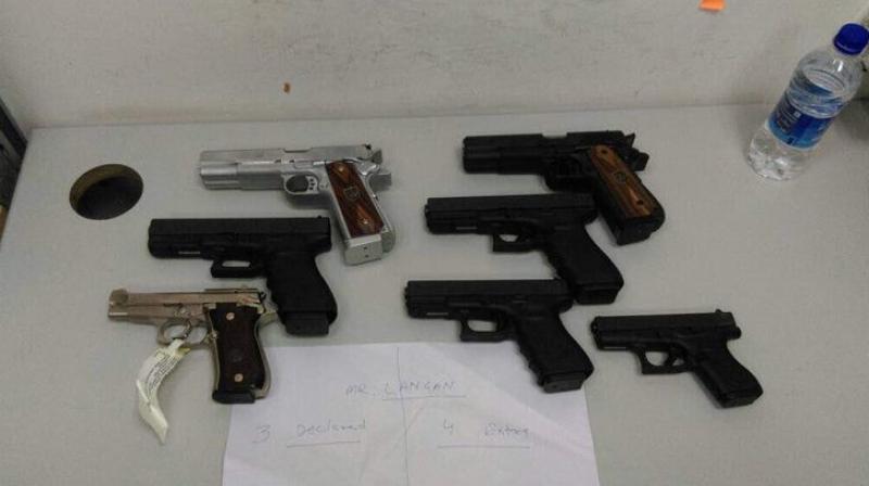 Pistols recovered in Malda