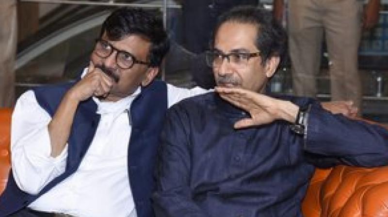  Uddhav Thackeray With  Sanjay Raut