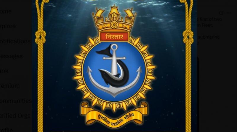 Indian Navy Unveils Crest of INS Nistar, First of Two Diving Support Vessels Set for Induction Indian Navy Unveils Crest of INS Nistar, First of Two Diving Support Vessels Set for Induction