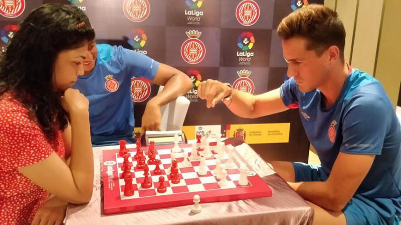 Girona FC take on the best of India and Spain at Chess